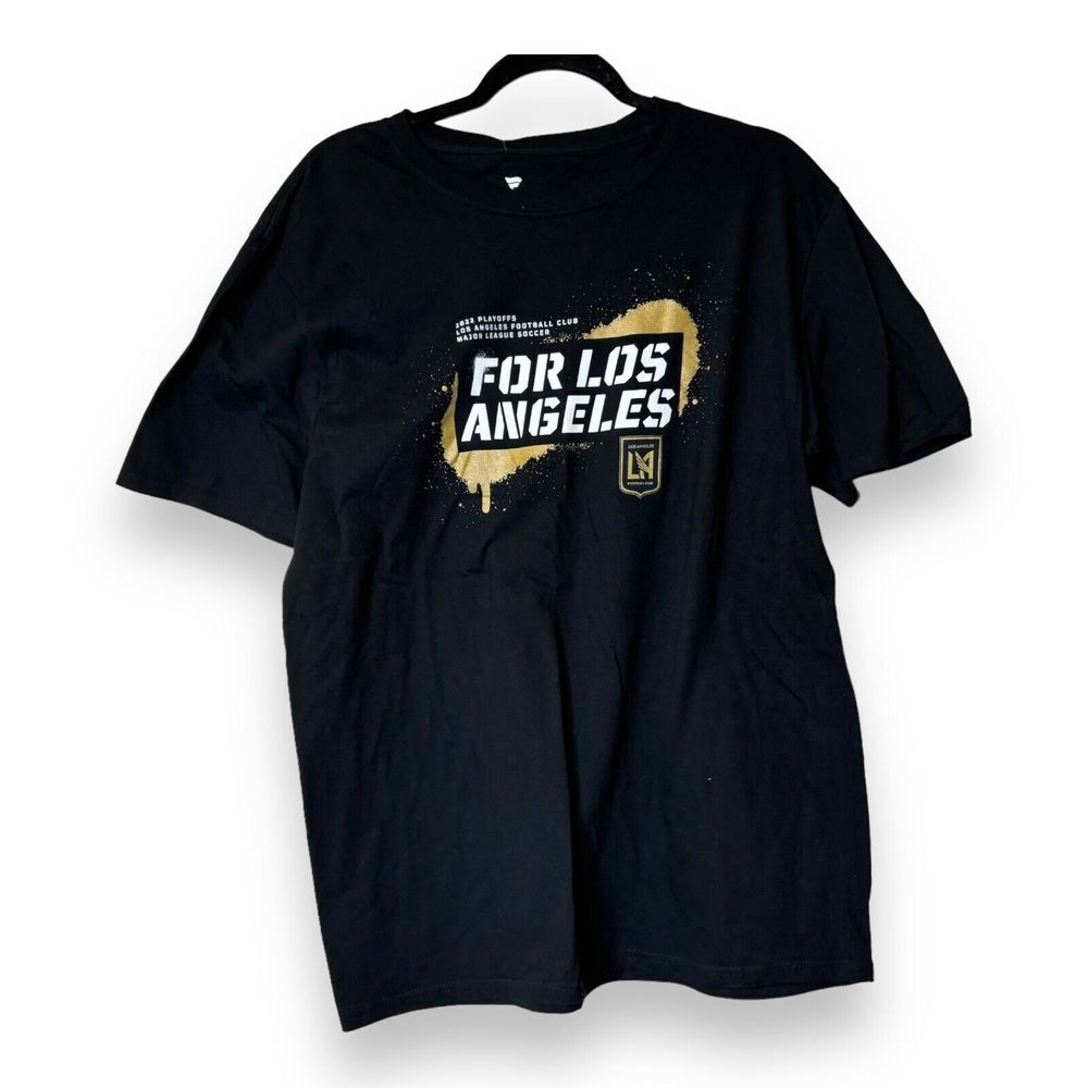 Fanatics Black LAFC 2022 MLS Cup Playoffs Short Sleeve Men's Unisex Sz L